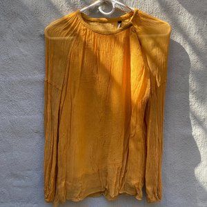 Zara Marigold Blouse